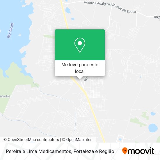 Pereira e Lima Medicamentos mapa