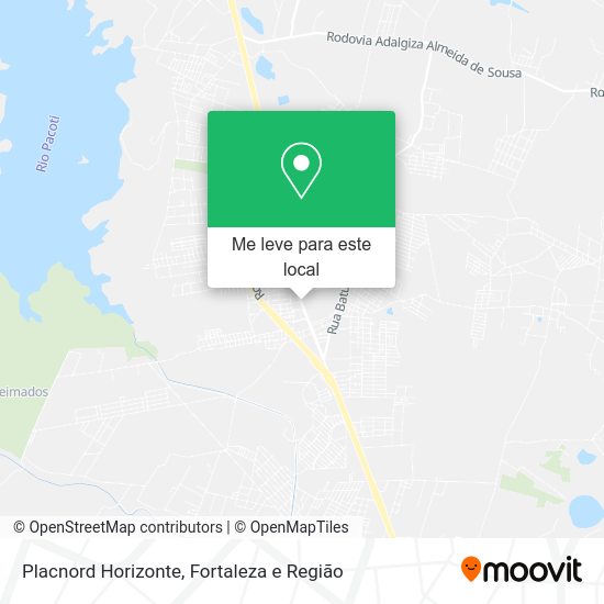 Placnord Horizonte mapa