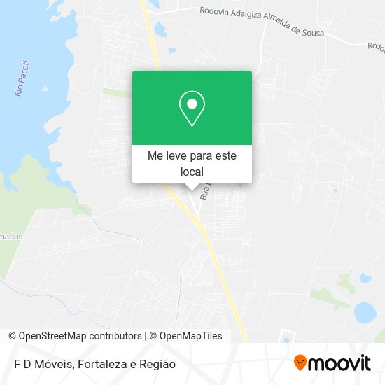 F D Móveis mapa
