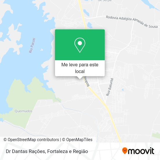 Dr Dantas Rações mapa