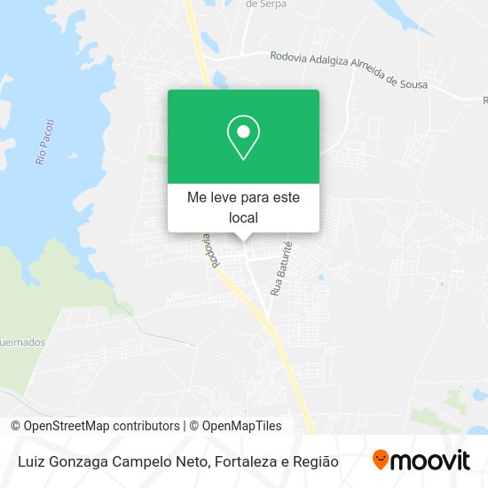 Luiz Gonzaga Campelo Neto mapa