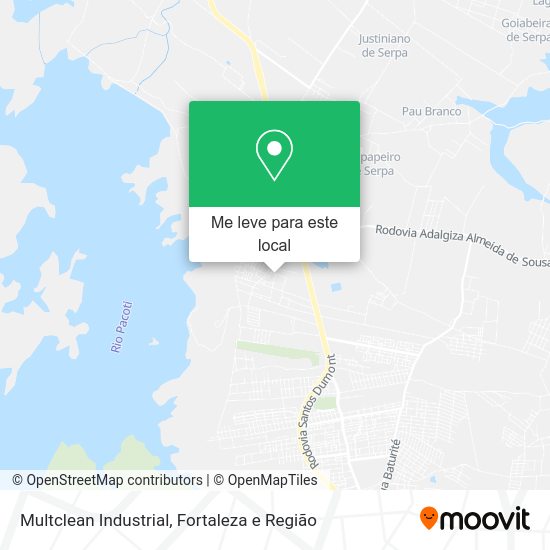 Multclean Industrial mapa
