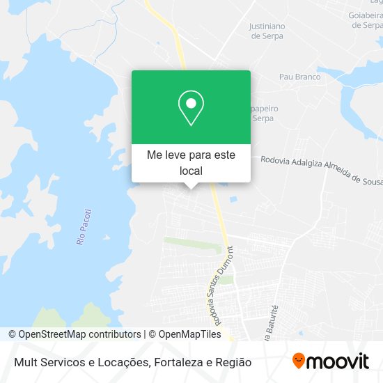 Mult Servicos e Locações mapa