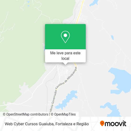 Web Cyber Cursos Guaiuba mapa