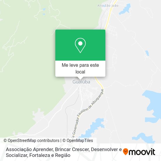 Associação Aprender, Brincar Crescer, Desenvolver e Socializar mapa
