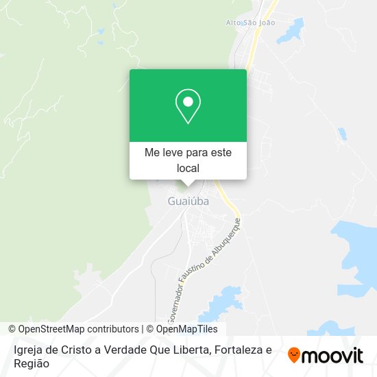 Igreja de Cristo a Verdade Que Liberta mapa
