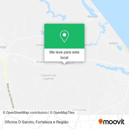 Oficina O Garoto mapa
