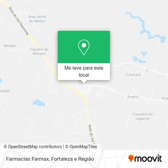 Farmacias Farmax mapa