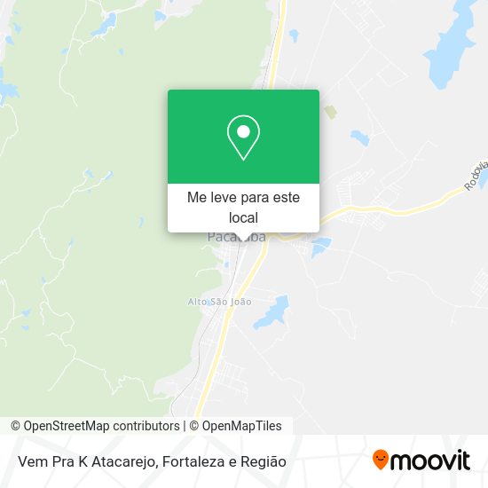 Vem Pra K Atacarejo mapa