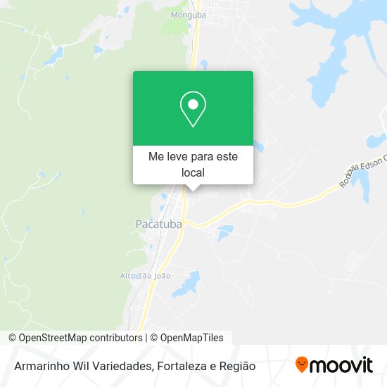 Armarinho Wil Variedades mapa