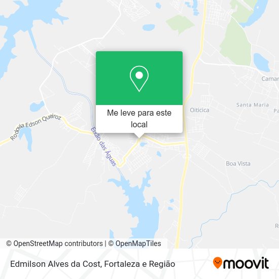 Edmilson Alves da Cost mapa