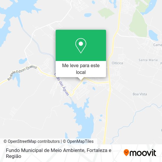 Fundo Municipal de Meio Ambiente mapa
