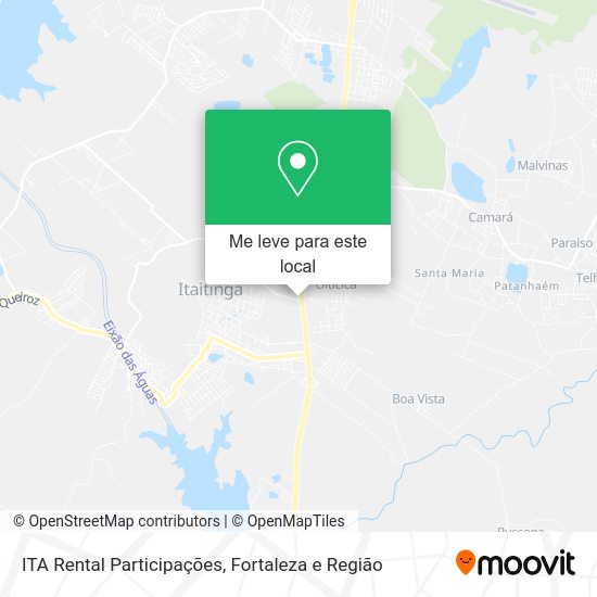 ITA Rental Participações mapa