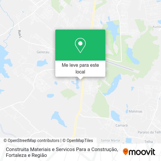 Construita Materiais e Servicos Para a Construção mapa