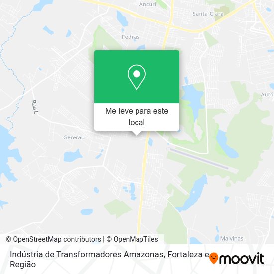 Indústria de Transformadores Amazonas mapa
