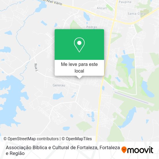 Associação Biblica e Cultural de Fortaleza mapa