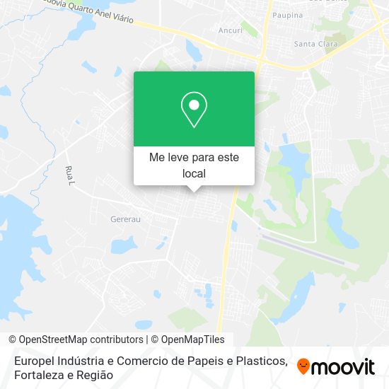 Europel Indústria e Comercio de Papeis e Plasticos mapa