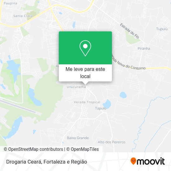 Drogaria Ceará mapa