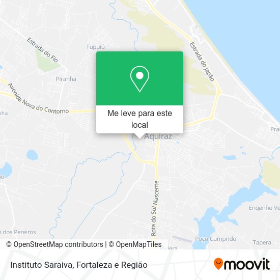 Instituto Saraiva mapa