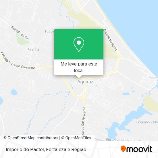 Império do Pastel mapa
