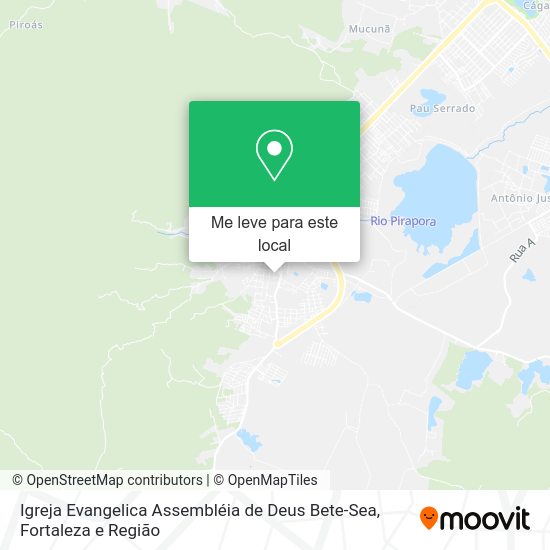 Igreja Evangelica Assembléia de Deus Bete-Sea mapa