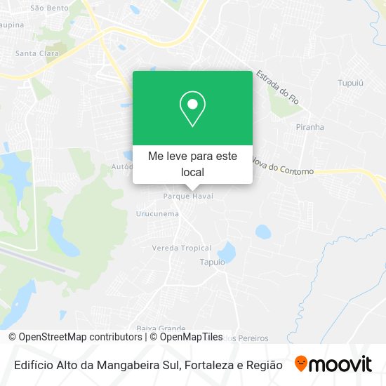 Edifício Alto da Mangabeira Sul mapa