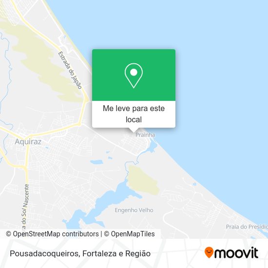 Pousadacoqueiros mapa
