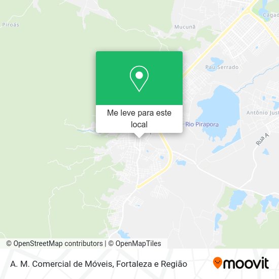 A. M. Comercial de Móveis mapa