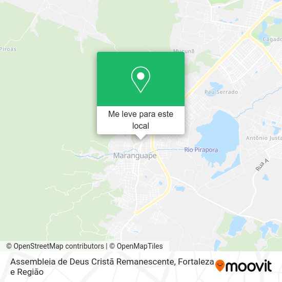 Assembleia de Deus Cristã Remanescente mapa