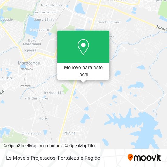 Ls Móveis Projetados mapa