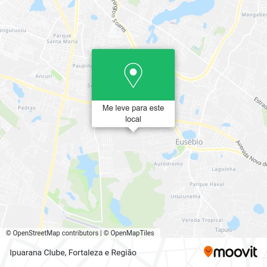 Ipuarana Clube mapa