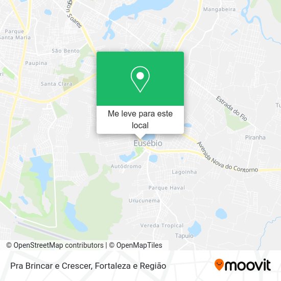 Pra Brincar e Crescer mapa