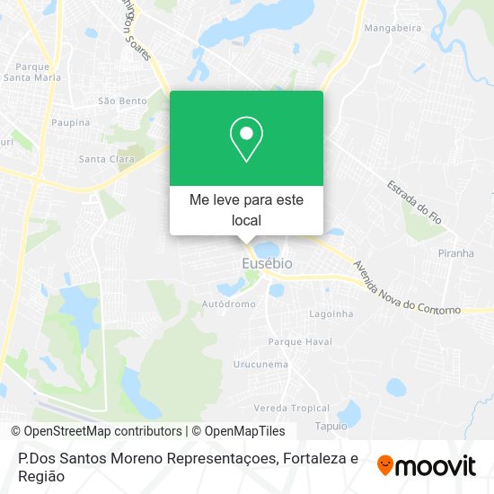 P.Dos Santos Moreno Representaçoes mapa