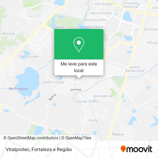 Vitalprotec mapa