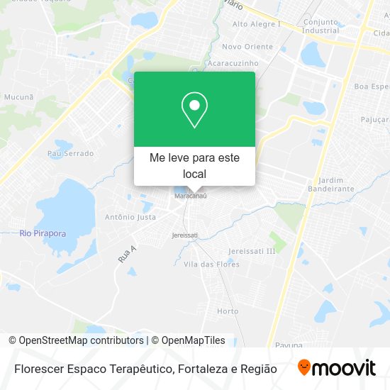 Florescer Espaco Terapêutico mapa