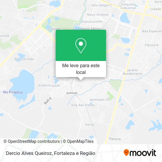 Dercio Alves Queiroz mapa