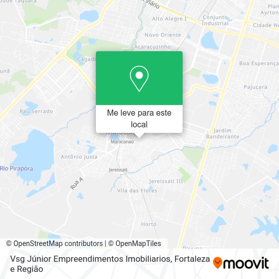 Vsg Júnior Empreendimentos Imobiliarios mapa