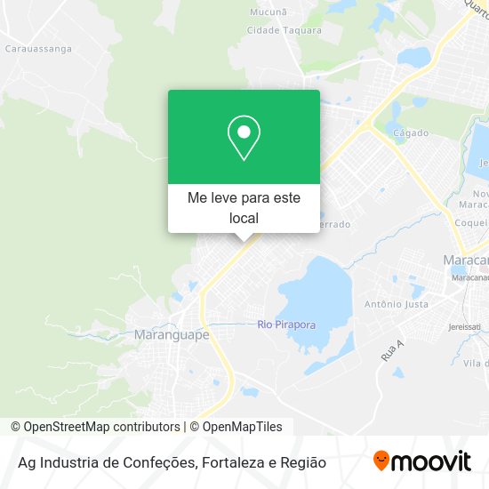 Ag Industria de Confeções mapa