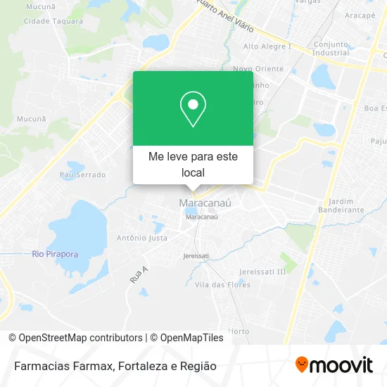 Farmacias Farmax mapa