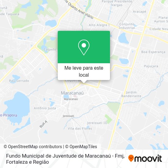 Fundo Municipal de Juventude de Maracanaú - Fmj mapa