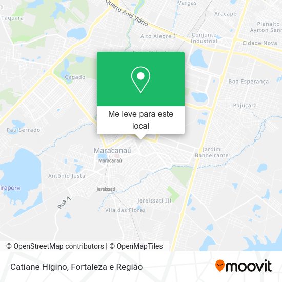 Catiane Higino mapa