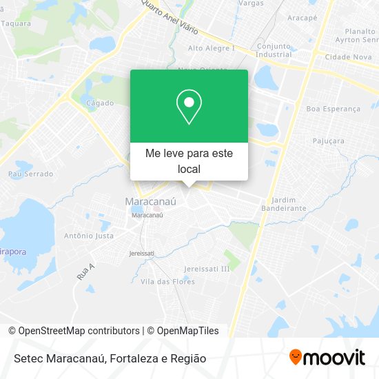 Setec Maracanaú mapa