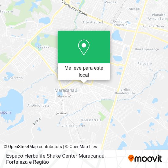 Espaço Herbalife Shake Center Maracanaú mapa