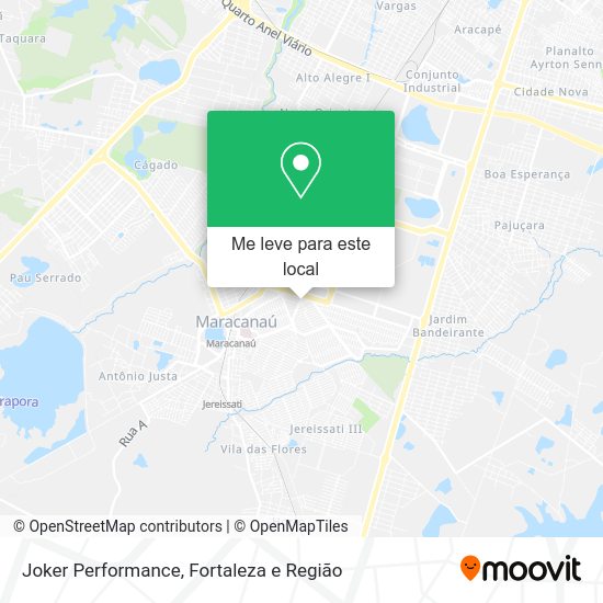 Joker Performance mapa