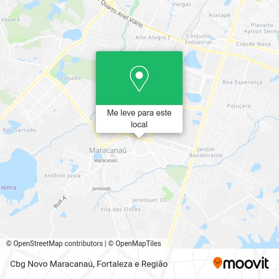 Cbg Novo Maracanaú mapa