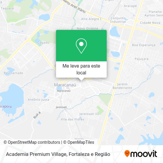 Academia Premium Village mapa