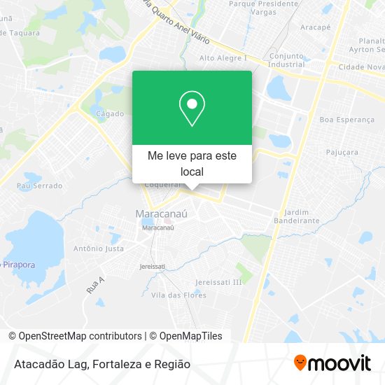 Atacadão Lag mapa