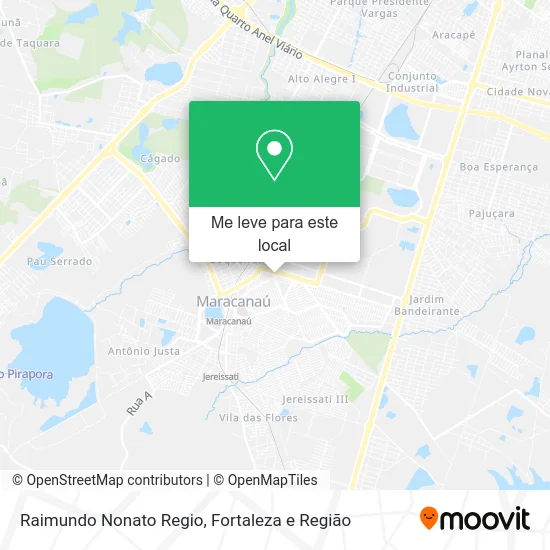 Raimundo Nonato Regio mapa