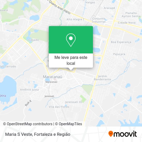 Maria S Veste mapa