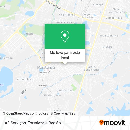 A3 Serviços mapa